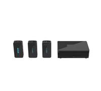WESLNN Sistema De Micrófono Lavalier Inalámbrico For Teléfono Inteligente, Portátil, DSLR, Tableta, Videocámara, Grabadora, 100M(K2)