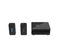 WESLNN Sistema De Micrófono Lavalier Inalámbrico For Teléfono Inteligente, Portátil, DSLR, Tableta, Videocámara, Grabadora, 100M(K1)