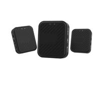 WESLNN Sistema De Micrófono Lavalier Inalámbrico For Teléfono Inteligente Portátil DSLR Videocámara Grabadora(A2)