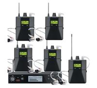 WESLNN Sistema De Monitoreo Intrauditivo Sistema Inalámbrico De Nivel Profesional For Bandas Procesador De Audio Digital De 24 bits(P3T-5 P3RA)