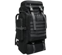Wesoke 80L Senderismo Camping Mochila Viaje MOLLE Mochila, Mochilas tácticas militares, Engrosada Ajustable Impermeable Gran capacidad Mochila al aire libre