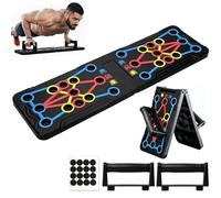 Wesoke Push Up Board Sistema de Soportes de Barra de Empuje Plegable Multifunción Para Hombres y Mujeres, Asas de flexión 12 En 1 para Piso, Ejercicio Profesional de Ejercicios Musculares en el Pecho