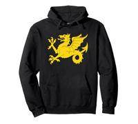 Wessex Wyvern Dragon - Inglaterra anglosajona Inglaterra Gran Bretaña Historia Sudadera con Capucha