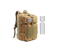 wessleco 50L Mochila Tácticas Militar Plegable Impermeable Mochila Supervivencia, Montañismo, Senderismo, Trekking, Acampada, Aventura o Viajes,Caqui