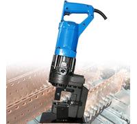 WESSLECO Punzonadora hidráulica eléctrica para Acero, Hierro, Aluminio y Cobre, de 6,5 mm a 20,5 mm. Punzonadora hidráulica eléctrica para Metal, punzonadora de Canal Largo.