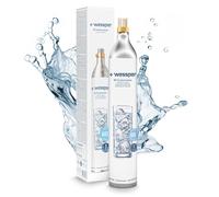 Wessper 1x Cilindro de CO2, para 60 l de agua con soda