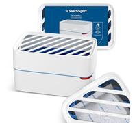 Wessper 1x Interior Deshumidificador con indicador de desgaste | 1x Bolsa de Recambio de 500g | Previene la Condensación y Los Malos Olores | Prevenir la corrosión, el Moho y los Olores a Humedad