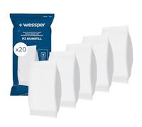 Wessper 20x Bolsa Recambio Absorbe Humedad 500g - Granulado Antihumedad para Deshumidificador, Antimoho y Olores, Recambio Universal Sin Electricidad, Uso Interior Multiestancia