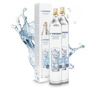 Wessper 2x Cilindro de CO2, para 60 l de agua con soda