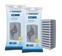 Wessper 2x Desodorante para nevera, refrigerador, desodorizante, removedor de olores, limpiador para nevera, congelador, removedor de olor