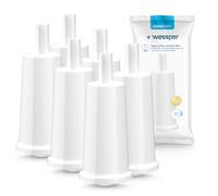Wessper 6x Filtros de Agua para Sage Cafetera | Accesorios Barista, Recambio para Sage, Sage Barista Express Pro SES008, SES875, BES920, BES810, SES878, SES880, SES810, SES980, SES992
