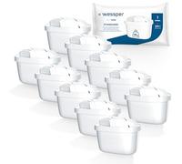 Wessper Cartuchos de Filtrado de Agua, Compatibles con BRITA maxtra, AmazonBasics, 10 Unidades