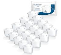 Wessper Cartuchos de Filtrado de Agua, Compatibles con BRITA maxtra, AmazonBasics, 20 Unidades