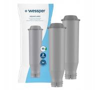 Wessper cartuchos de filtro de agua para cafetera automática, filtro de agua - compatible con cafeteras Krups F088, Nivona, Siemens, Bosch, AEG - paquete de 2