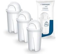 Wessper Classic Filtros de Agua de Repuesto | Cartucho de filtración reemplazo para Aquaphor Standard, Brita Classic, Dafi Classic | 3 piezas