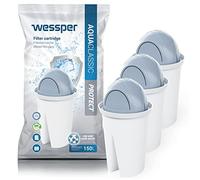 Wessper Classic Filtros de Agua de Repuesto para Agua Dura | Cartucho de filtración reemplazo para Aquaphor Standard, Brita Classic, Dafi Classic | 3 piezas