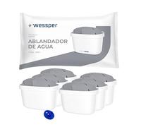 Wessper Filtro Agua para Jarra Protect, Cartucho para Agua dura -6 unidades