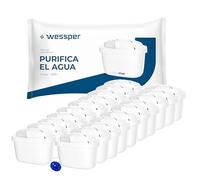 Wessper filtro agua, PIN adicional compatible con brita jarra - 20 Piezas