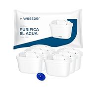 Wessper filtro agua, PIN adicional compatible con brita jarra - 6 pieces