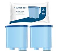 Wessper Filtro de Agua Cafetera Automática, Filtro con Carbón Activo, Compatible con Cafetera Saeco y Philips Que Utilizan los Filtros CA6903/00 y CA6903/10-2 Piezas