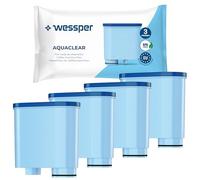 Wessper Filtro de Agua para Cafetera Automatica, Compatible con Philips Aquaclean CA6903/10 CA6903/22 CA6903 y Saeco, Cartucho de Filtro con Carbón Activado para Cafetera Superautomática, 4 Piezas
