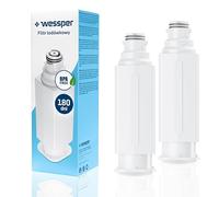 Wessper Filtro de agua para frigorífico, compatible con frigorífico Samsung, repuesto filtro de agua DA97-17376B HAF-QIN, sin BPA - 2 piezas