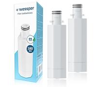 Wessper Filtro de agua para frigorífico, filtro compatible con frigorífico LG LMXS28626D, LMXS30796, LFXC24796, repuestos filtro de agua LT1000P ADQ747935 ADQ74793502-2 piezas