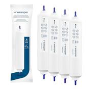 Wessper Filtro de agua para Frigorífico Samsung DA29-10105J HAFEX/EXP WSF-100, DA2910105J, 5231JA2010B, 5231JA2010C, USC100, 4 Unidades