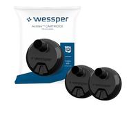 Wessper Filtro para botella de agua, filtro compatible con la botella de agua Aquaphor City, filtro con carbón activo, sin BPA, recambio para cartuchos filtrantes Aquaphor - 2 Unitad