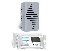Wessper Fresh Fridge - Absorbente de olores para frigorífico con cartucho intercambiable, neutraliza los olores no deseados, con carbón activado, muy eficiente, 6 meses de duración, 2 recambios