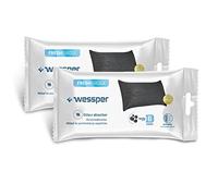 Wessper Fresh - Recambio para frigorífico con carbón activado para un efecto duradero, neutralizador de olores natural, 6 meses, incluye 2 unidades