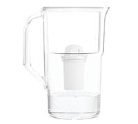 Wessper jarra de agua con filtro 2,8 litros, de agua con contador LED, jarra con filtro Classic, filtro de agua de carbón activado, compatible con Brita Filter Classic - blanco