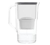 Wessper Jarra de agua de 2,8 litros, con contador LED, jarra filtro de agua con filtro, filtros para agua con cartucho de carbón activo, reduce la cal y el cloro, sin BPA - Negro