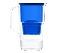 Wessper Jarra Filtradora de Agua 2.5L | Filtro Reemplazo para Dafi Unimax Aquaphor A5 BRITA Maxtr PHILIPS AWP212/10 | Reduce la cal y el Cloro, Agua filtrada | Jarra Filtrante + 1x cartucho | Azul