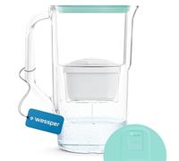 Wessper Jarra Filtradora de Agua 2,8L con contador LED | Reemplazo para Dafi Unimax Aquaphor A5 BRITA Maxtra+ PHILIPS AWP212/10, Filtro Reduce la cal y Cloro | Jarra Filtrante + 1x cartucho | Menta