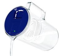 Wessper jarra filtradora de agua con Indicador LED, 3 litros, jarra agua cristal, Jarra con cartucho filtro agua, filtro de agua, sin de BPA "BPA FREE", Azul