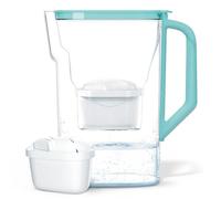 Wessper Jarra Filtrante de Agua 2,7L - compatible con Brita Maxtra - Jarra con 1 Filtro - Reduce Cal y Cloro - Menta