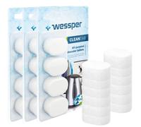 Wessper Pastillas De Descalcificación Tabletas Para Máquina De Café, Compatible con Marcas Delonghi, Dolce Gusto, Nespresso, Seaco, Krups, Senseo, 12 x 14g