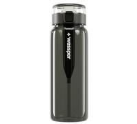 Wessper Tritan - Botella de agua con cartucho de filtro, sin BPA con filtro de carbón activado, botella de agua para deportes, gimnasio, escuela y niños, botella de 680 ml, color gris