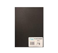 West A4 140 g Stapled Matt Sketchbook - Black