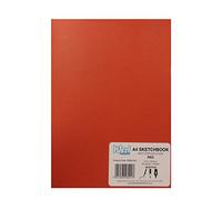 West A4 140 g Stapled Matt Sketchbook - Red