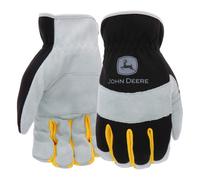 West Chester John Deere JD86020-XL Split Cowhide Palm Gloves - Yellow/
