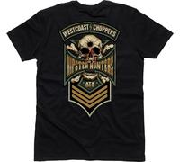 West Coast Choppers Camiseta hombre Hipster Hunters Camiseta negro S