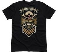 WEST COAST CHOPPERS Camiseta para hombre Hipster Hunters, color negro