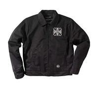 WEST COAST CHOPPERS Chaqueta de trabajo para hombre, color negro, talla: 4XL, Negro , XXXXL