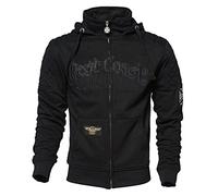 WEST COAST CHOPPERS Sudadera con Capucha por Vida Zip, Negro, XXL