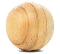 West Coast Paracord Bola de madera natural cruda de 1 pulgada, paquetes múltiples, recreativa, multiusos