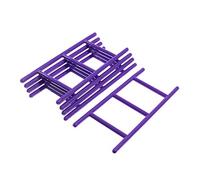 West Coast Paracord - Enrollador de escalera de cuerda de paracaídas púrpura - Capacidad para hasta 100 pies de cable - Compacto y perfecto para organizar - Paquete de 10