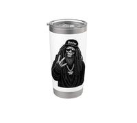 West Coast Sasquatch Rapero Urban Street Style Bigfoot Vaso térmico de acero inoxidable de doble pared