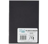 West Design RS261353 1 - Cuaderno de dibujo (tamaño DIN-A5, encuadernado), color negro